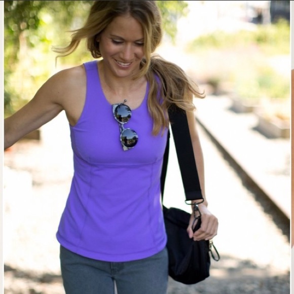 🎉HOST PICK 🎉 Lululemon Swank Tank, Power Purple, Size 4 - Picture 2 of 9
